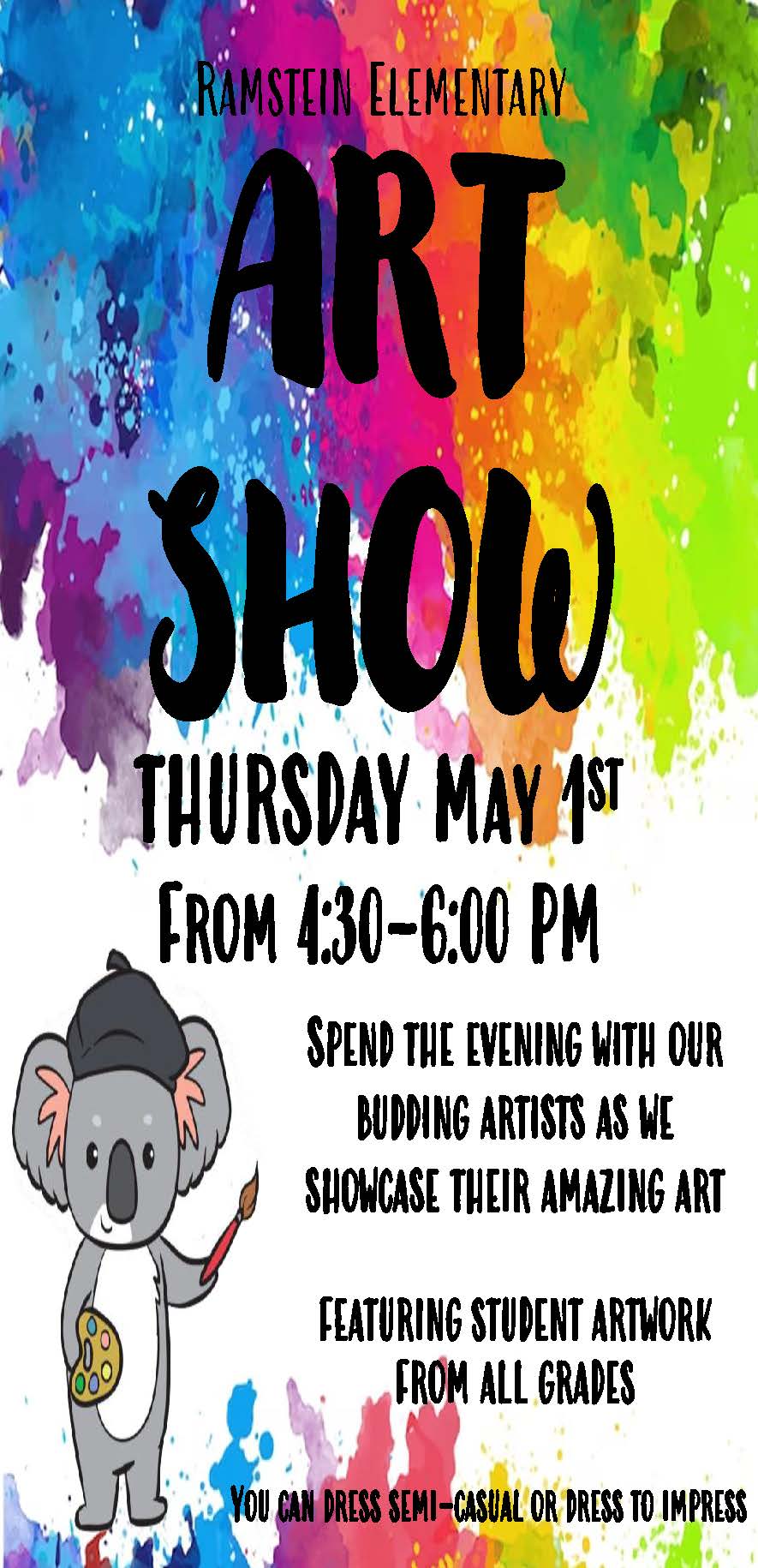 RES Art Show Flyer