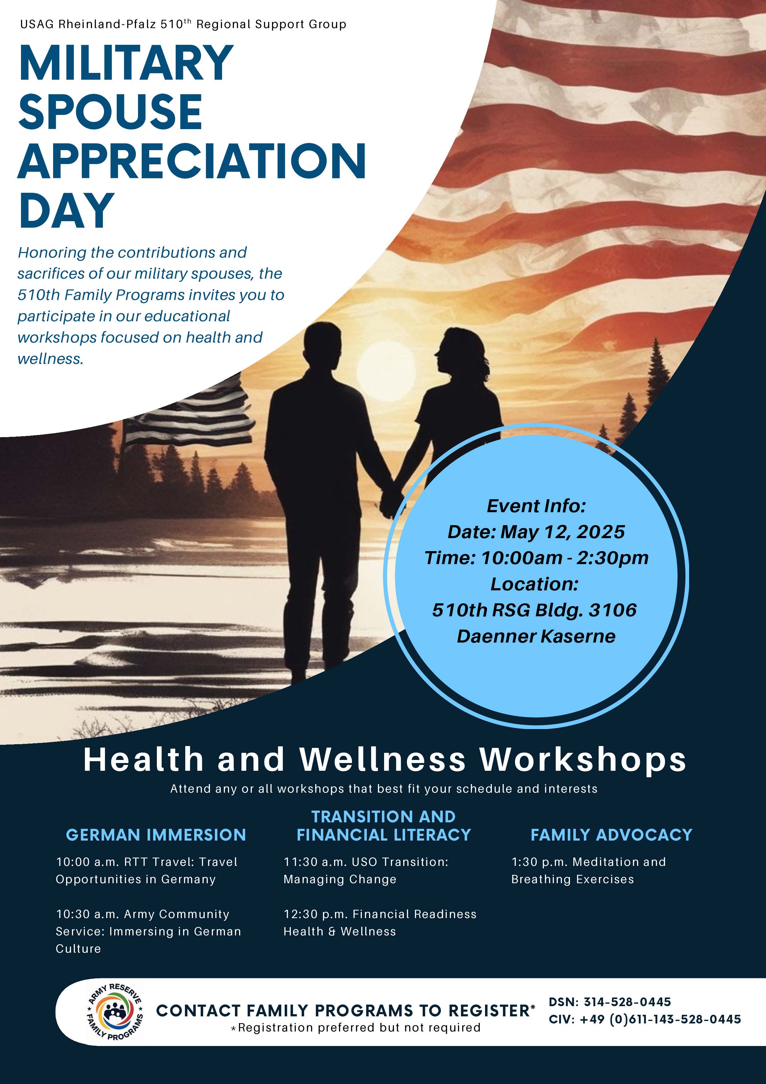 Military Spouse Appreciation Week Flyer