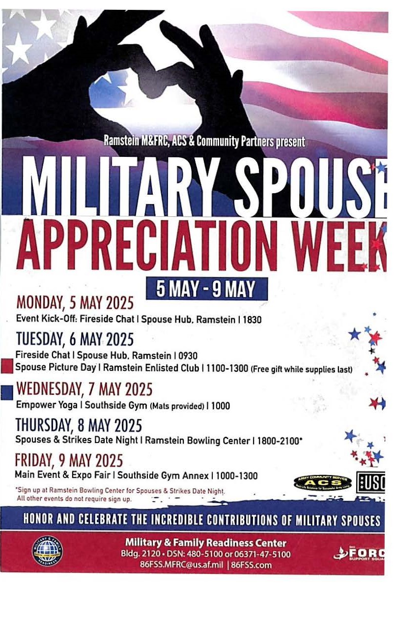 Military Spouse Appreciation Week Flyer